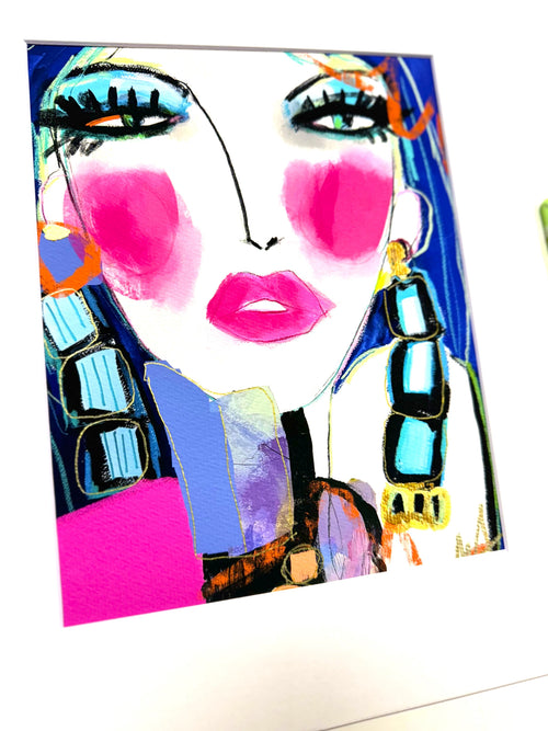 Abstract Portrait Print