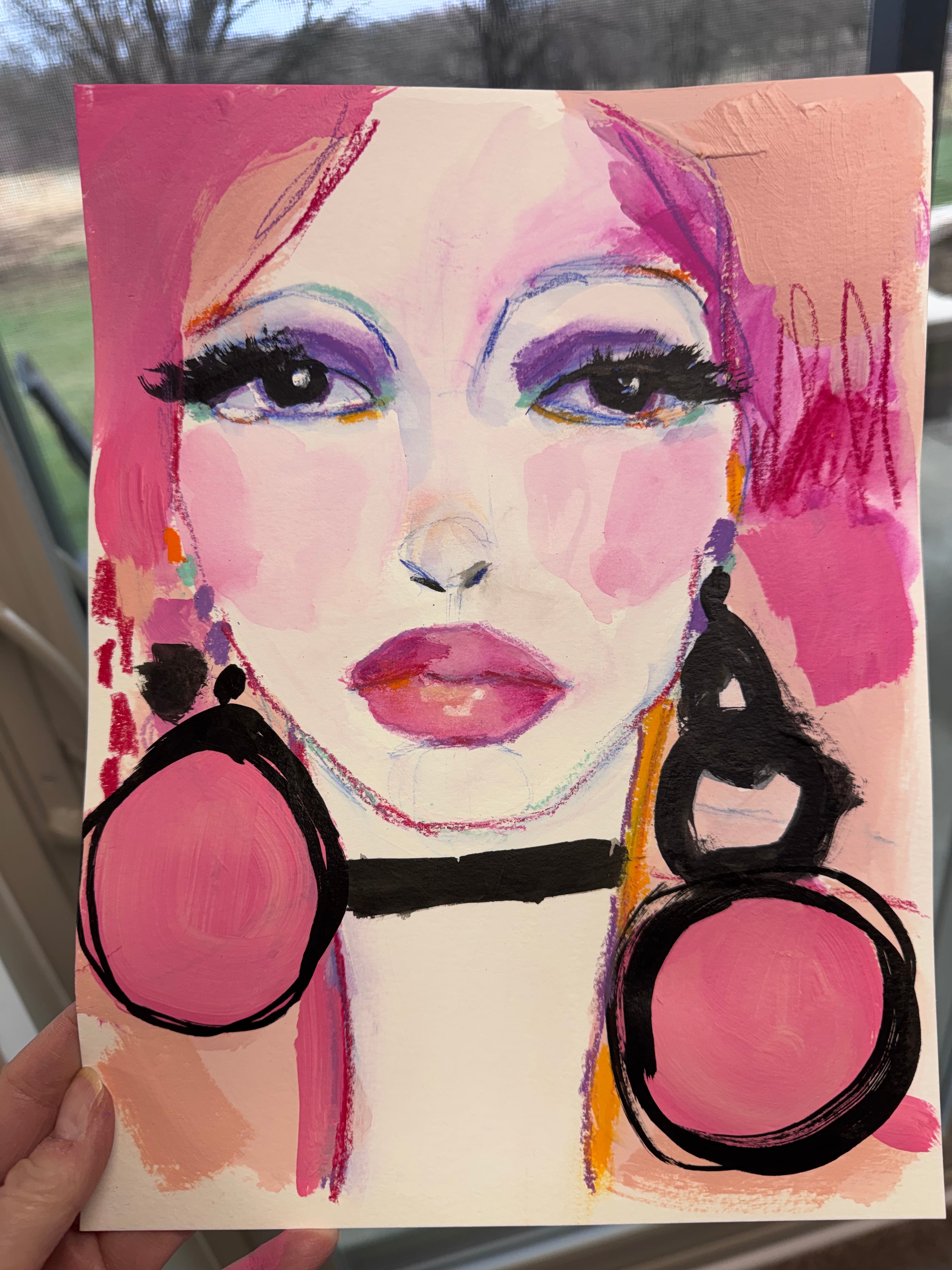 Mixed Media Portrait