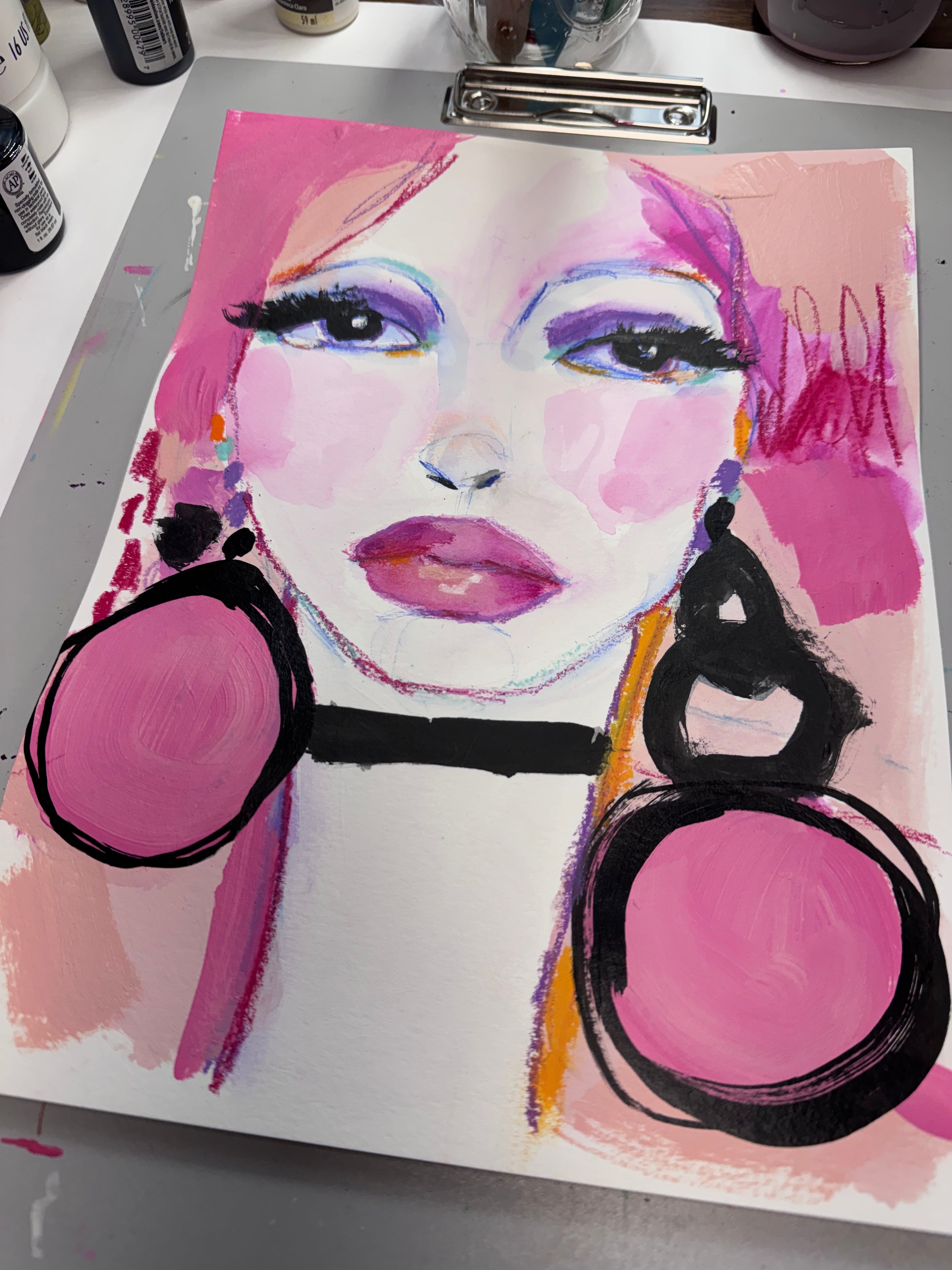 Mixed Media Portrait