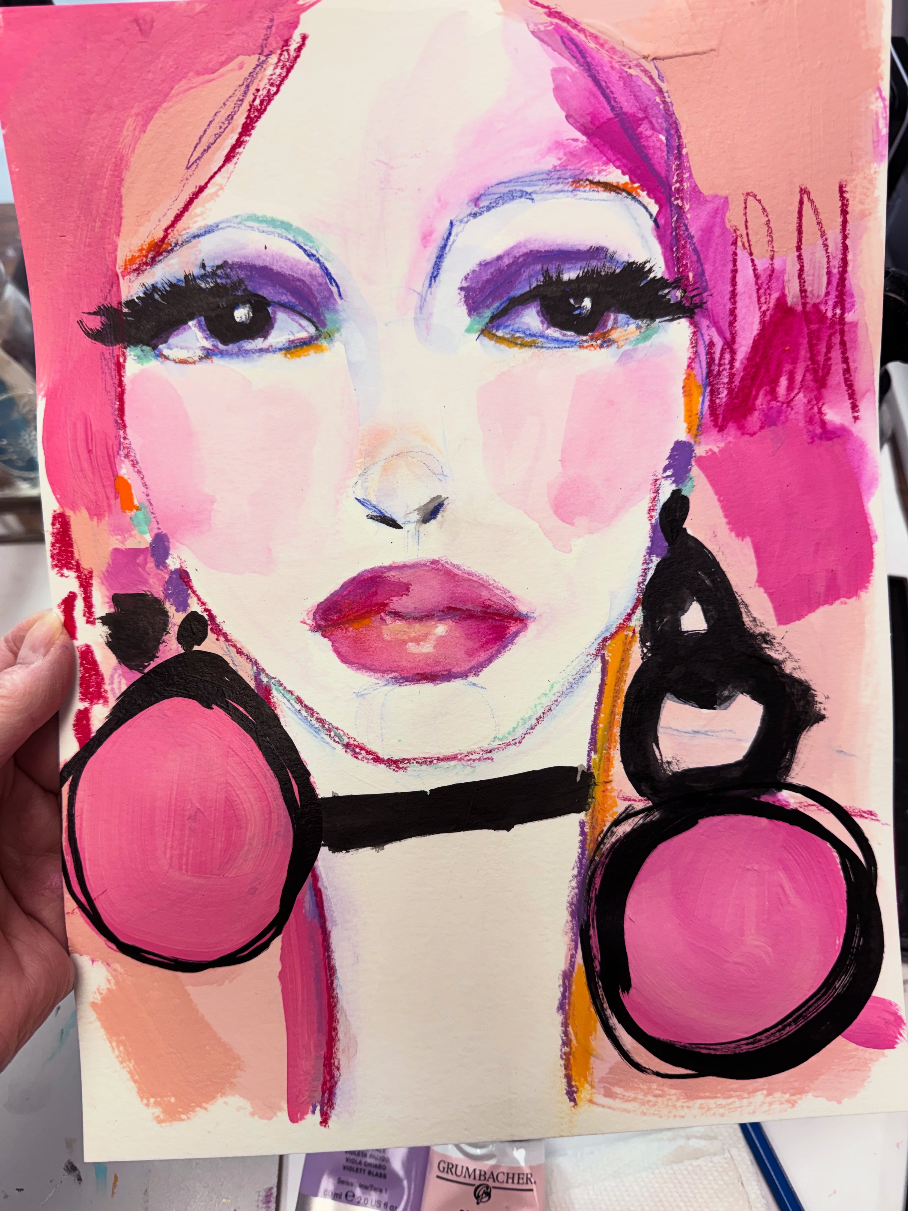 Mixed Media Portrait